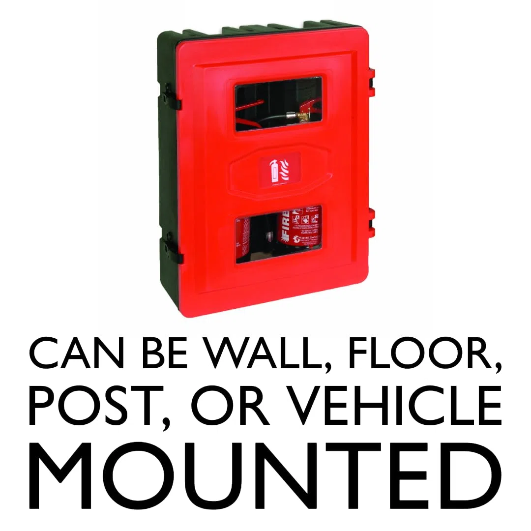 Jonesco Hs72 double Extincteur Cabinet, 2 kg X 6/9 kg, Rouge