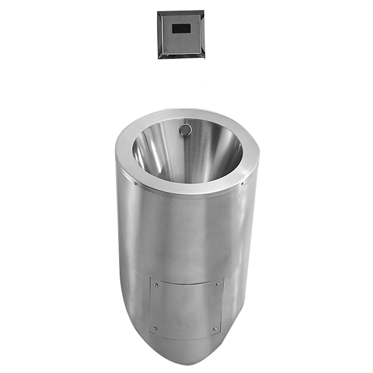 Urinoir mural en acier inoxydable 304 avec capteur intelligent pour homme, petite toilette verticale, convient pour les centres commerciaux, les bars, les écoles
