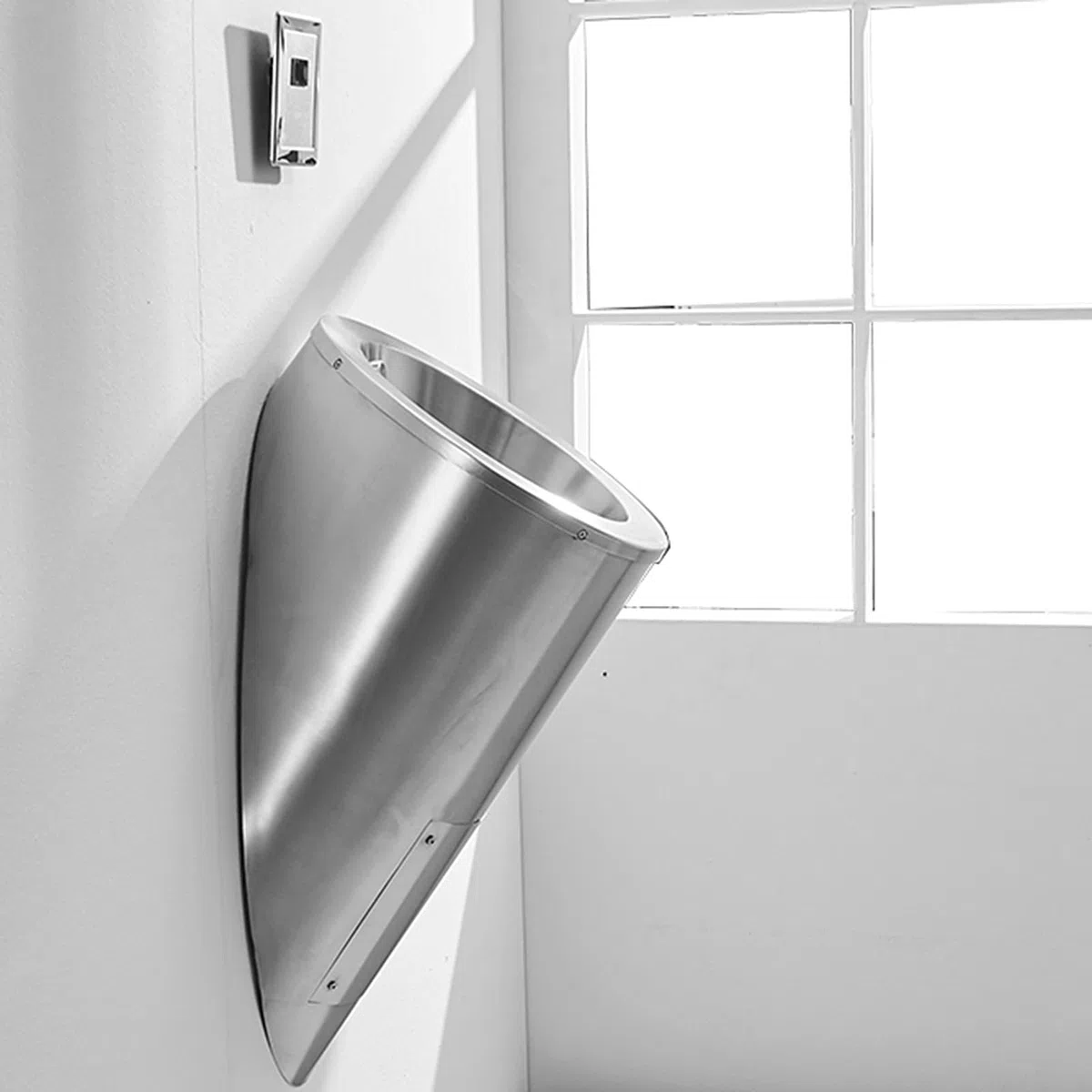 Urinoir mural en acier inoxydable 304 avec capteur intelligent pour homme, petite toilette verticale, convient pour les centres commerciaux, les bars, les écoles