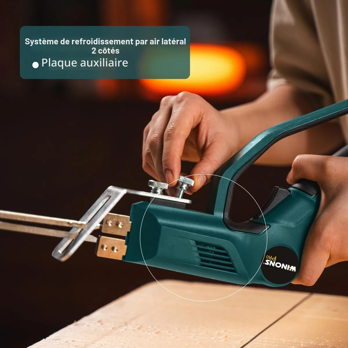 WINONS Fil Chaud Découpe Polystyrène WFC0012, 330W, 15 niveaux, rainureuse