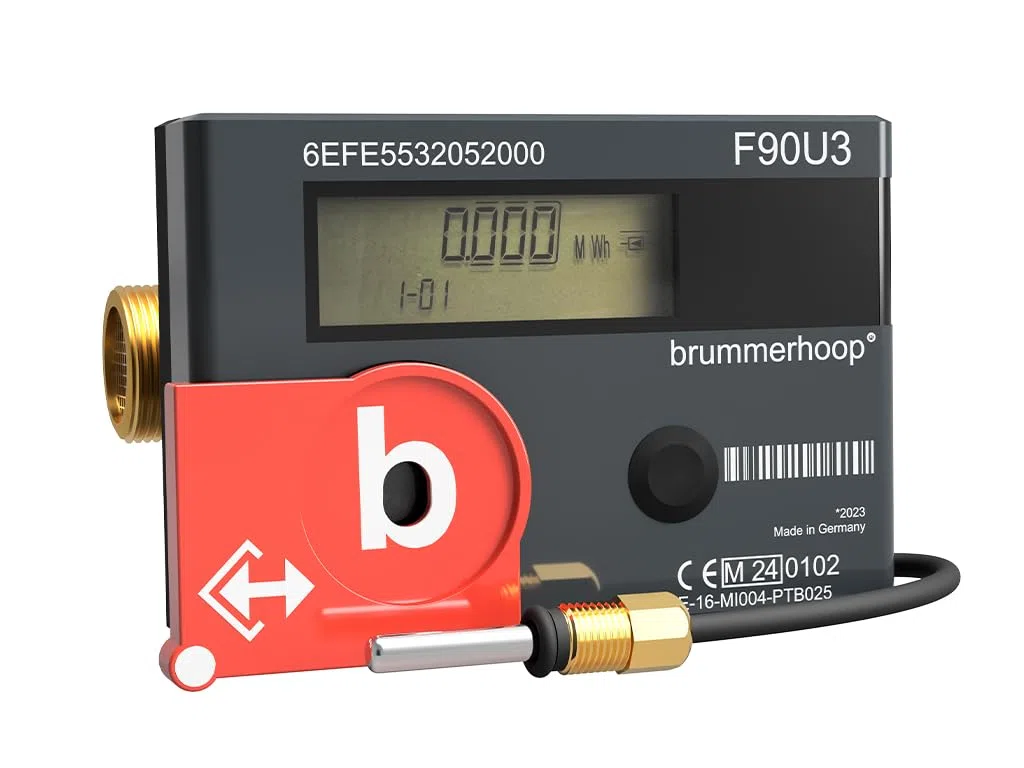Compteur de chaleur Elster F90U3 Qp2,5 DN20 130mm ultrasonique Déclaration de conformité 2019