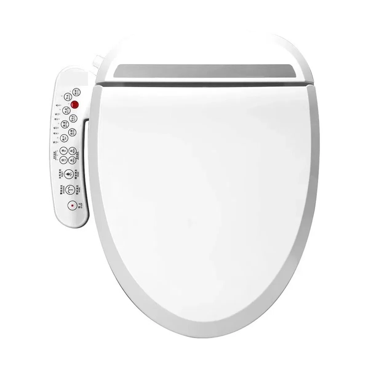 Housse De Siège Toilette Intelligente, Bidet Chauffant, Avec Sèche-Air Chaud, Température Du Vent Et L'eau Réglable, For Maison, Salle Bain, WC Robuste Et Confortable