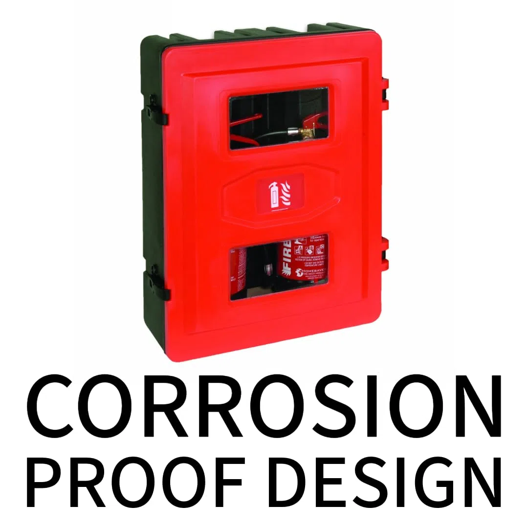 Jonesco Hs72 double Extincteur Cabinet, 2 kg X 6/9 kg, Rouge