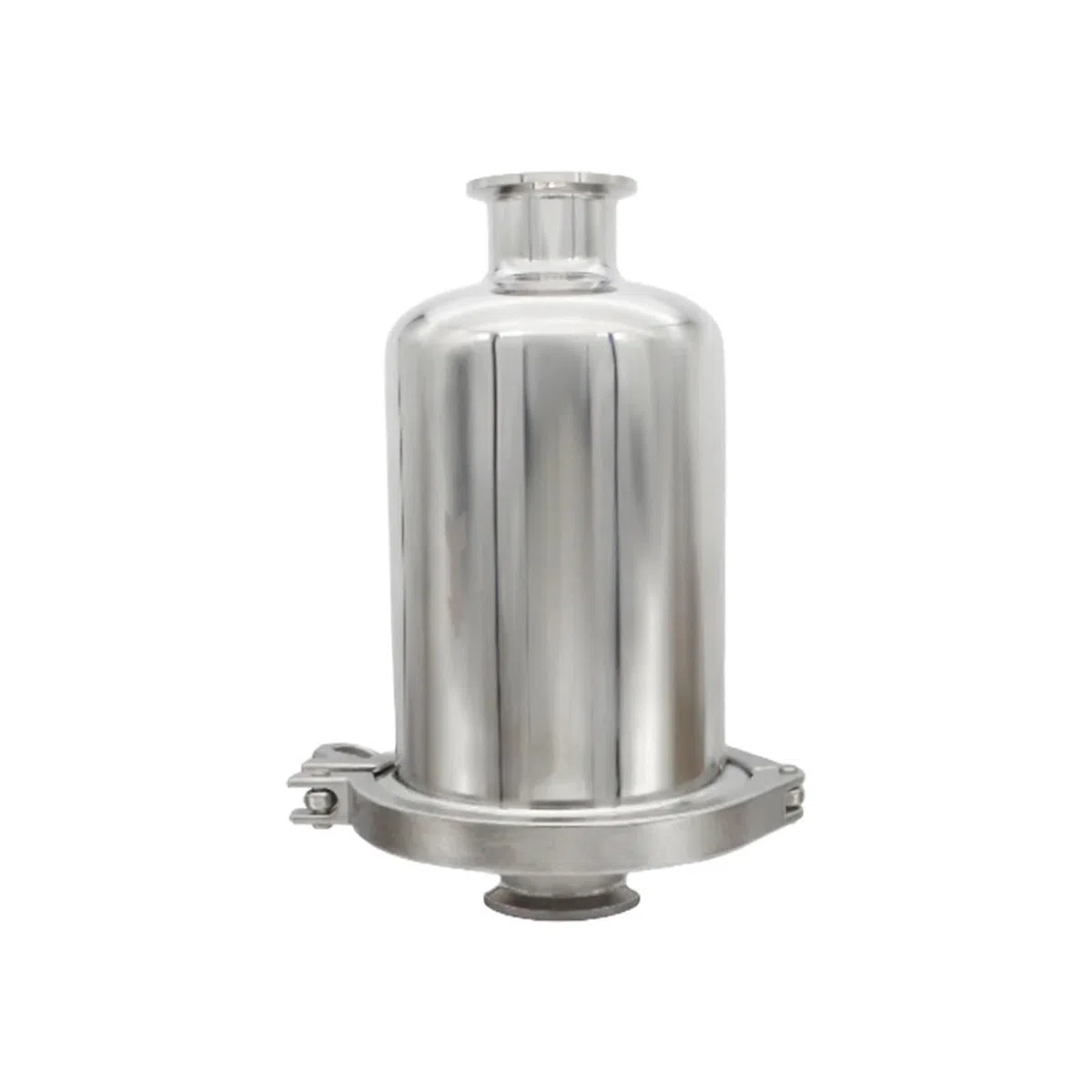 Filtre Tri-Clamp SS304 de 1,5 po, crépine droite en ligne, tamis en acier inoxydable de 50 mailles