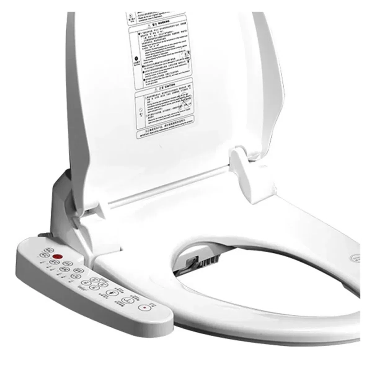 Housse De Siège Toilette Intelligente, Bidet Chauffant, Avec Sèche-Air Chaud, Température Du Vent Et L'eau Réglable, For Maison, Salle Bain, WC Robuste Et Confortable