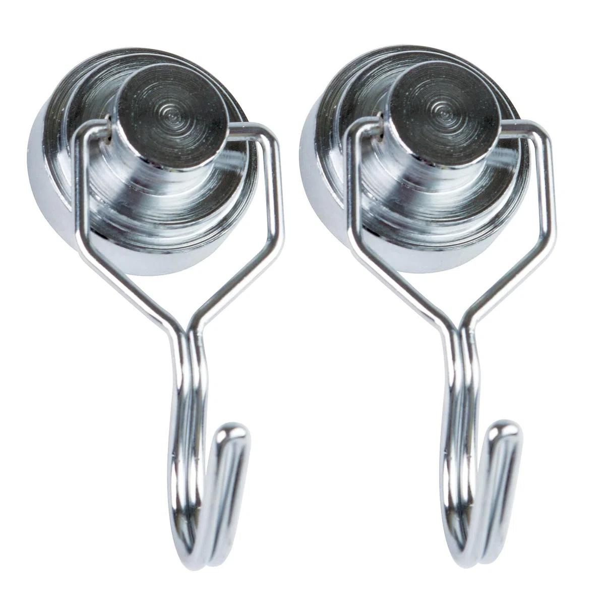 Crochets magnétiques, 2,5 cm de diamètre, 2 par paquet, 2 paquets